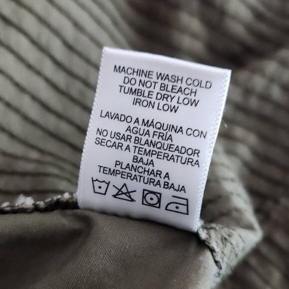 Fashion Nova Army Green Utility Jacket Size XL Green Military Inspired Jacket - Picture 9 of 10